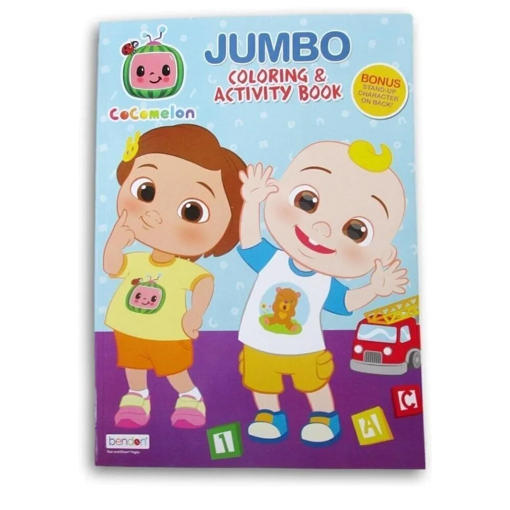 Cocomelon Coloring and Activity Book Friends NEW